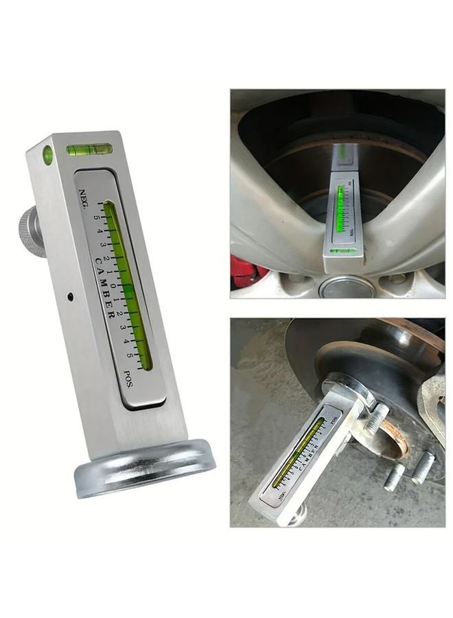 ProMaster Magnetic Wheel Alignment Tool Adjustable 4 Wheel Gauge Strong Magnetic Base Durable Plastic Measuring Instrument 1pc - Image 4